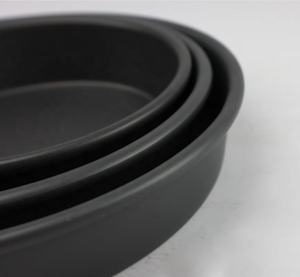 Bandeja Redonda para <span class=keywords><strong>Pizza</strong></span> de Aluminio Anodizado de Alta Resistencia YS Deep Dish, Ecológica, Apta para Horno, 1.0 mm de Grosor - Product Image 3