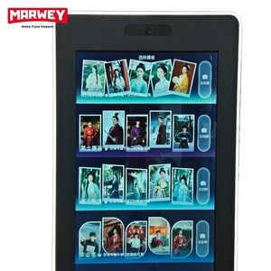 Marwey 43 inch màn hình cảm ứng ai Photo Booth xách tay tự dịch vụ selfie thông minh Photo Booth kiosk với máy in và máy ảnh - Product Image 5
