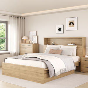 Cadre de lit de luxe moderne <span class=keywords><strong>avec</strong></span> rangement | Lit en bois haut de gamme Factory Direct - Product Image 1
