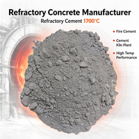 Fabricant de béton réfractaire, ciment réfractaire 1700°C, ciment ignifuge pour four à ciment