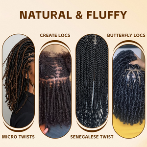 KAMA personalizzato fatto a mano intrecciato 0.1cm 0.2cm 0.4 <span class=keywords><strong>cm</strong></span> Afro crespo estremità ricci Microlocs per Locs e torce acconciature - Product Image 6