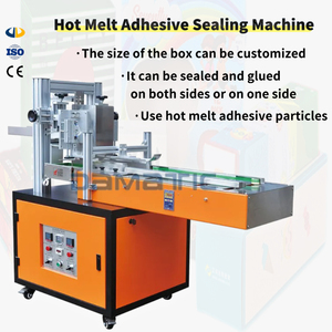 Machine de collage et de scellage semi-automatique industrielle de haute qualité <span class=keywords><strong>à</strong></span> prix d'usine pour l'emballage stable des sacs en papier et des cartons - Product Image 2