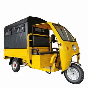 hot sale electric bajaj taxi three wheel 1500W drum brake big capacity electric tricycle contain 6 person factory price