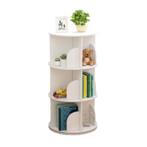 Scaffale rotante a 360 gradi scaffale girevole per bambini scaffale per mobili per la casa portaoggetti girevole rack libreria per bambini