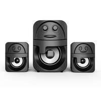 Sf112Bt Havit 5W+3W 3 pouces + 2 pouces Caisson de basses actif Pro Mini Audio Bt Haut-parleurs avec LED