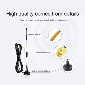 EBYTE 230MHz antenna <b>large</b> suction <b>cup</b> glue stick FRP high gain omnidirectional antenna low loss wifi outdoor antenna - Product Image 3