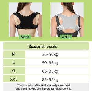 Correcteur de posture confortable, réglable, léger et durable en polyester et nylon, avec soutien pour les épaules et fermeture auto-agrippante pour - Product Image 6