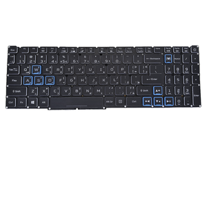 สำหรับ iPad สำหรับคีย์บอร์ดแล็ปท็อป AR Arabic RGB backlit บางเฉียบนำไฟฟ้ายาง PH315ใหม่ AN517-51-52ED ฝรั่งเศส - Product Image 1