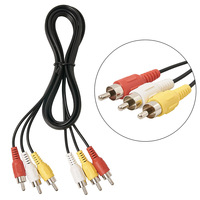 OEM 3 RCA Câble Audio Vidéo Composite Câble RCA 3-Mâle à 3-Mâle pour TV VCR DVD Satellite POUR Home Cinéma Récepteurs