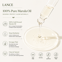 Huile de Marula Lance Bio en Vrac – Soutien Quotidien d'Hydratation, Améliore la Santé de la Peau et des Cheveux, Huile Visage au Marula pour la Peau