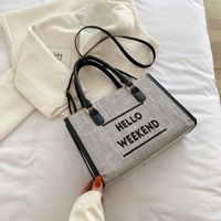 Sac fourre-tout d'été en toile de coton et de lin sacs à main pour dames sacs à bandoulière pour femmes