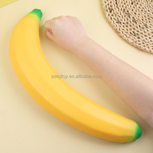 Jumbo Kawaii Soft Giant Fruit <b>Squishies</b> Banana-Style Squeeze Toys for Stress Relief Slow Rising TPR <b>Squishies</b> Fidget Toys - Product Image 4