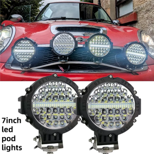 Phare <span class=keywords><strong>de</strong></span> <span class=keywords><strong>travail</strong></span> LED rond 7 pouces 51W 6000K <span class=keywords><strong>12V</strong></span> 24V pour voiture, camion, tout-terrain 4x4, VTT – Lumière <span class=keywords><strong>de</strong></span> <span class=keywords><strong>travail</strong></span> blanche, jaune, rouge, bleue - Product Image 5