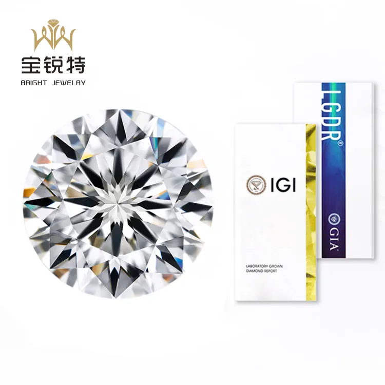 Bán Buôn Phòng Thí Nghiệm Grown Kim Cương VVS 0.01 Carat Def Tổng Hợp Hpht Kim Cương Phòng Thí Nghiệm Kim Cương Cvd