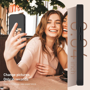 X11 điện thoại di động Trường hợp NFC cá tính ứng dụng bốn màu mực màn hình chiếu màn hình ai <span class=keywords><strong>Silicone</strong></span> cao su trường hợp điện thoại cho IP - Product Image 4