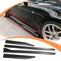 Jupes latérales en plastique PP de haute qualité pour Ford Mustang 2015-2021, extensions de bas de caisse noires texturées