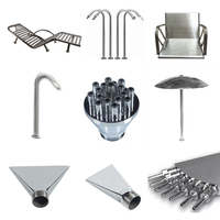 Ensemble complet d'équipements pour piscine, filtre à sable en fibre de verre, pompe, couverture, chlorinateur automatique, échelle de sécurité, lumière LED IP68