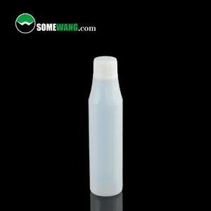 Bouteille de forme spéciale en plastique 40ml HDPE personnalisée en gros avec différentes fermetures