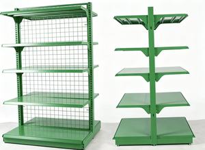 Estantería Góndola Perforada de Doble Cara para Supermercado, Multifuncional, Fabricada con Materiales Metálicos de Acero Duradero - Product Image 4