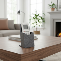 Support de télécommande en cuir, organiseur de télécommande pour hôtel, table basse, salon