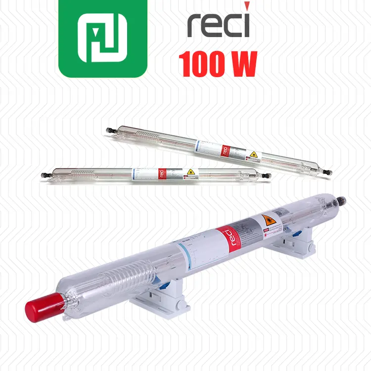 Top Rated RECI Glass Laser Tube W2 W4 T2 T4 100 Watt 100W Glass Laser Parts For Laser Cutting Machine