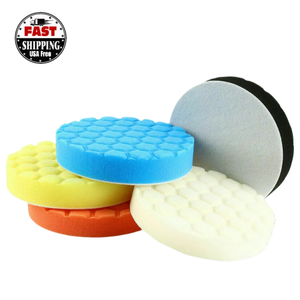 24h-USA Warehouse Shipping 5Pcs 6In Car Polishing Pad Foam <strong>Buffer</strong> For Waxing Finishing Buffing Wheel Essential Tool - Product Image 2