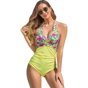 New European And American Jumpsuit Women's Foreign Trade Sports Quick Drying Cross-border Bikini Swim Wholesale Packaging