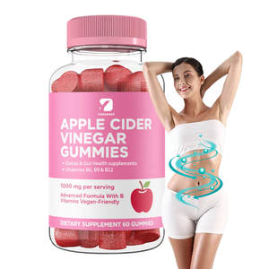 Gomitas de Vinagre de Sidra de Manzana Personalizadas de Fábrica, Vitaminas B6, B9 y B12, Suplementos para la Desintoxicación y la Salud Intestinal para Mujeres y Hombres - Product Image 1