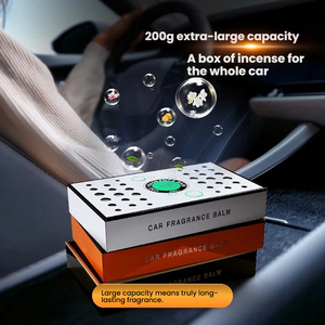 VMATE Plastic <b>Car</b> Air Freshener <b>Diffuser</b> Solid Perfume Ornament Aromatherapy Deodorizer Auto Gift Box Osmanthus Fragrance Center - Product Image 4