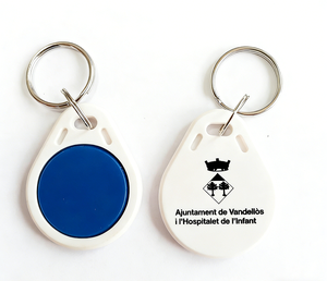 พวงกุญแจ RFID แบบไร้สัมผัส ขนาดเล็ก พิมพ์ลายตามสั่ง เขียนซ้ำได้ สำหรับความปลอดภัยในสำนักงาน - Product Image 3