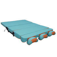 Canapé-lit de luxe en cuir respirant et confortable pour camping-car, conversion de siège de voiture pour camping-cars, noir - Vente en gros AutoLiuma
