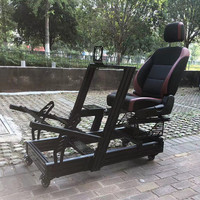 Simrigs en aluminium personnalisés, position assise réglable, simulateur DIY, Next Level Racing GT Lite, cockpit de simulateur pliable, Sim Rig