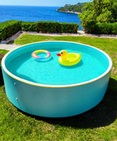 Piscine familiale gonflable rigide Drop Stitch, piscine pour enfants, nouveau-nés, écologique, portable, imperméable, personnalisable
