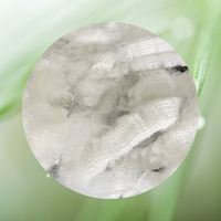 Fibre de polyester vierge 2D solide de qualité industrielle, non siliconée, 10D 64mm, pour tissu non tissé géotextile et filature