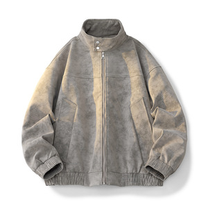 Chaqueta de Poliéster Teñida Estilo Americano, Moda Urbana Otoño 2025, Estilo Casual y Holgado para Hombre, Baita - Product Image 4