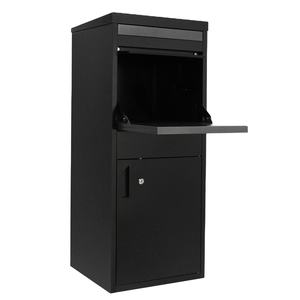 Kotak surat berdiri Gratis Modern kotak Drop luar ruangan kotak surat dekoratif baja dipasang untuk taman nyaman - Product Image 1