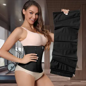 Groothandel Compressiestaal Bottendichte Latex Afslankende Taille Cincher Body Shaper Zandloper Gordel Taille Trimmer Voor Vrouwen