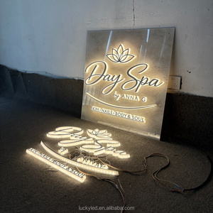 Insegna Luminosa Personalizzata 3D per Negozi, Lettere in Metallo Retroilluminate per Pubblicità Esterna, Insegna a LED in Acrilico per Parete - Product Image 2