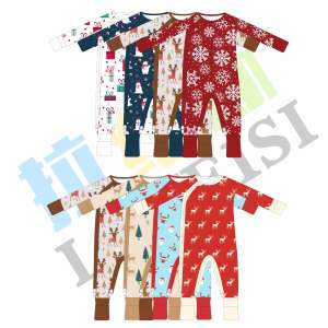 <span class=keywords><strong>ชุด</strong></span>หมีแขน<span class=keywords><strong>ยาว</strong></span>2ชิ้นสำหรับเด็กแร<span class=keywords><strong>ก</strong></span>เกิดชุดเสื้อผ้า<span class=keywords><strong>ชุด</strong></span>นอนบูติกมี<span class=keywords><strong>ก</strong></span>ระดุมพิมพ์ลายคริสต์มาสตามสั่ง - Product Image 2