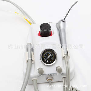 เครื่องกรอฟันแบบพกพาพร้อมโครงพลาสติกเรียบง่าย ตั้งโต๊ะ แบบ 4 รู และ 2 รู  มีแหล่งจ่ายไฟฟ้า  พร้อมจำหน่าย - Product Image 3