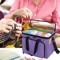 Sac à bandoulière Oxford en tricot avec fermeture éclair, réutilisable, écologique, résistant à l'eau, multi-compartiments, portable