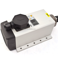 Moteur de broche CNC à refroidissement par air HQD 3,5 kW ER20 avec kit VFD, broche refroidie par air 3,5 kW pour machine CNC de découpe du bois et du MDF