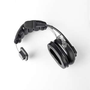 <strong>Single</strong> Ear Muff RAN-1000AQ/1E <strong>Headphone</strong> Over the Head Communication Headset <strong>With</strong> Microphone - Product Image 1