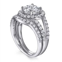 Bague Classique en Argent avec Zircon, Sertie en Bezel, pour Femme, Idéale pour Fiançailles, Mariage, Anniversaire, Cadeau ou Fête, Design Romantique
