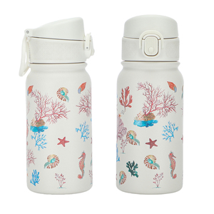 Custom Hot Selling Cartoon Kids <b>Double</b> <b>Wall</b> Carry Hoop Leak-proof 3d Printing Children Stainless Steel - Product Image 5