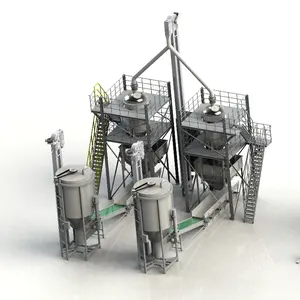 कॉम्पैक्ट चावल मिल/कुक/सूखी प्रसंस्करण मशीन पूर्ण चावल उत्पादन लाइन