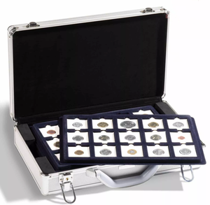 Custodia per faro 72 con presentazione di monete vuota in alluminio per la raccolta di monete - Product Image 5