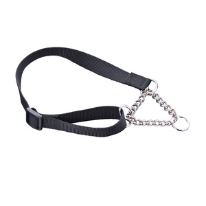 Venta al por mayor Suministros para mascotas Durabilidad y funcionalidad Collar de cadena triangular para perro Martingale - Product Image 4