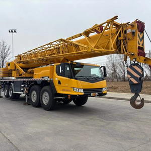 Grúa Móvil de 80 Toneladas con Pluma Telescópica, Grúa sobre Camión para Levantamiento de Carga Pesada en Promoción - Product Image 1