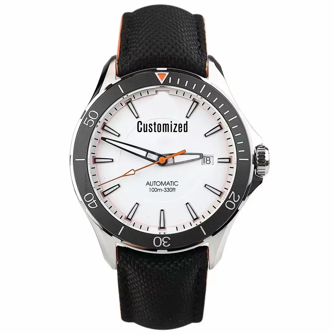 Simple leisure sports watch water resistant 100 m automatic men's watch rotating bezel